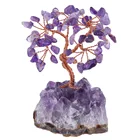Citrine Wholesale Decoration Stone Amethyst Citrine Gemstone Life Money Natural Crystal Trees