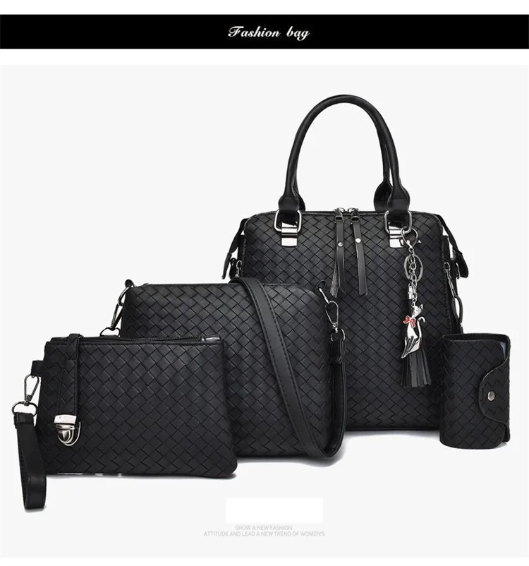 AMIQI 2310-22 2023 New women's handbags set lady hand bag handbag sets 4 pieces lady hand bags bag and purse sets
