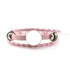 Bangle Yinsa SL013 New Arrival Customize Design Women Girls Pink Sublimation Blank Leather Designer Bracelets Bangle
