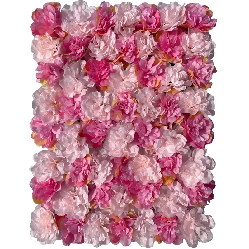 Artificial Hydrangea Flower Wall Panels 3D Flowers Wall Decor for Backdrop Wedding Wall Decoration