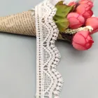 Best Lace Garment Garment Choice Best Material Milk Yarn Polyester 29.5cm Water Soluble Lace Trimming For Garment