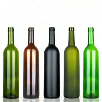 Factory Produced Wholesale Empty Packaging Custom Wine Glass Bottle with Cork