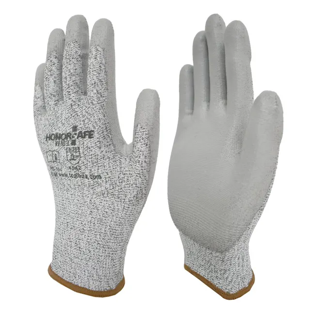 Food Grade Hand Protection Anti Cut Gloves Guantes Anticorte Level 5 Cut Resistant Gloves Work Safety Gloves