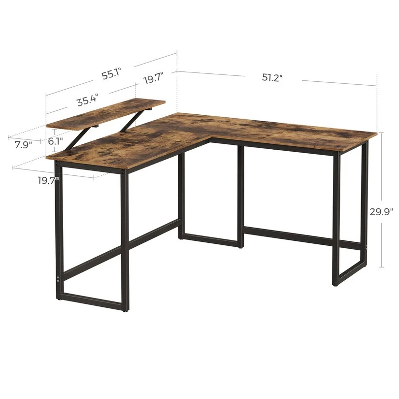 Nordic Pc Table Corner Study Table Gaming Large Cheap Wall Mounted L Shaped Computer Desk For Home L Shape Commercial Chairs