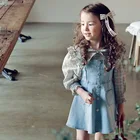 Denim Skirt Kids 2022 Spring Children's Wear Girls' Cotton Fashion Suspender Denim Skirt For Kids