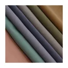 Leather High Qualtity Popular Polyester Pongee Pu Artificial Leather For Jacket Garment Clothing