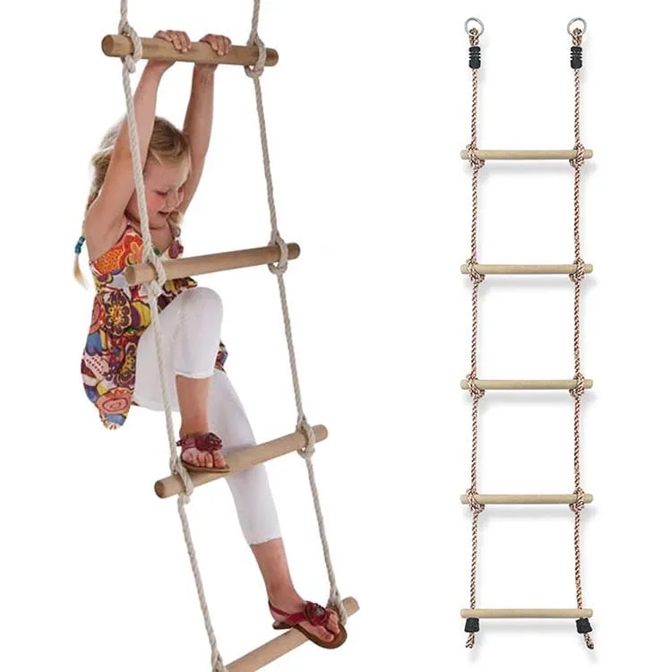 climbing rope ladder for swing set