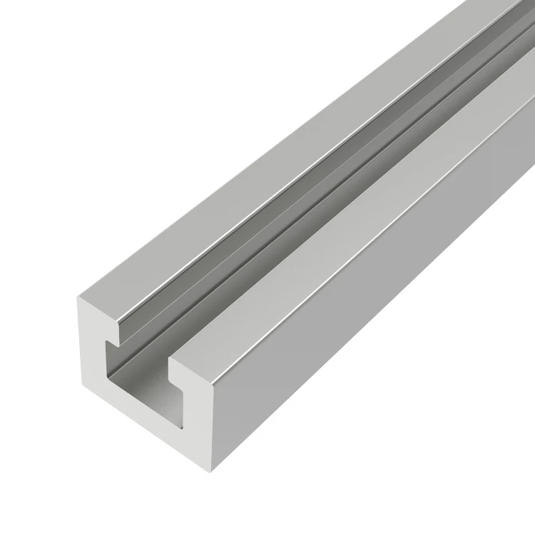 10 * 13 Photoelectric Switch Installation Slot Sensor Installation Guide Rail Aluminum U-shaped Aluminum Strip C-shaped details