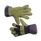 Natural Color Leather Glove Natural/red Natural Color Pig Skin Leather Driver Safety Protect Leather Working Glove