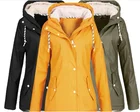 Lady Coat Lady Jacket Coat Wholesale Women Jacket Long Outdoor Hood Pu Coat