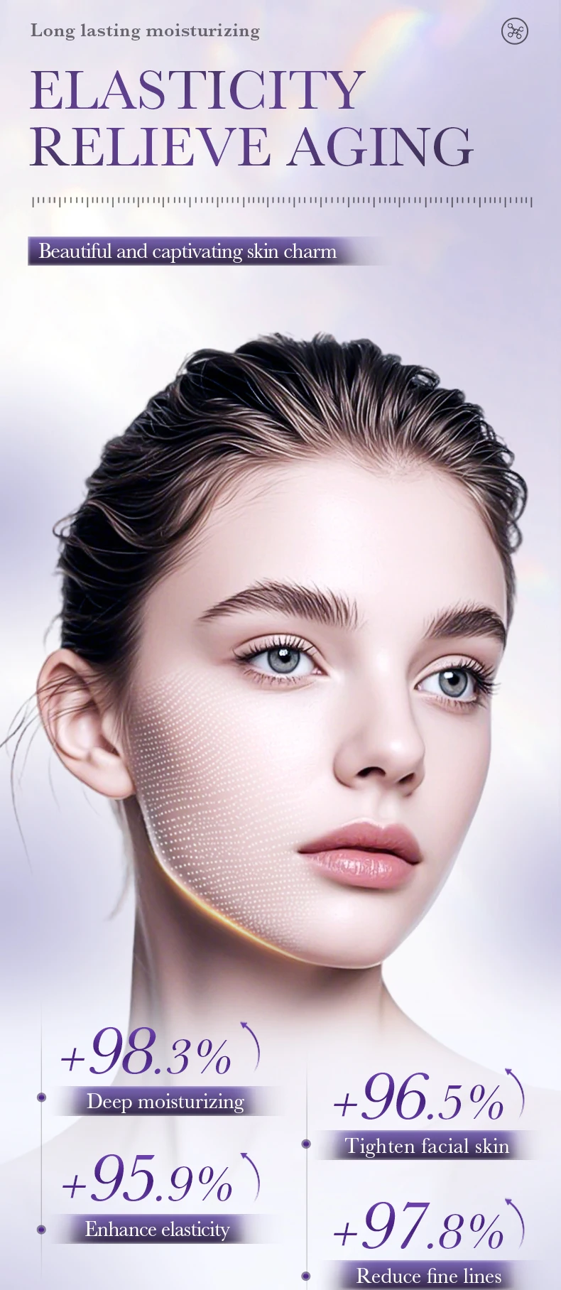 product bioaoua recombinant type iii collagen cream anti aging moisturizer facial serum for face-5