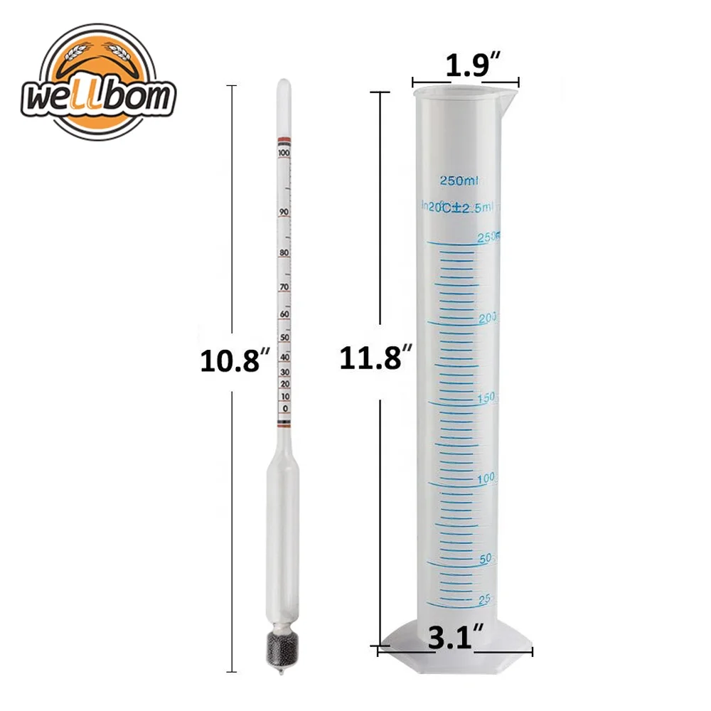for alcohol Measure Alcohol Meter-NEW Measuring Instruments 2019/2020 4tlg Set 