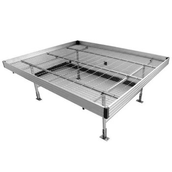 Ebb and mobile seedbed greenhouse growth table movable rolling table for flower seedling and seed cultivation