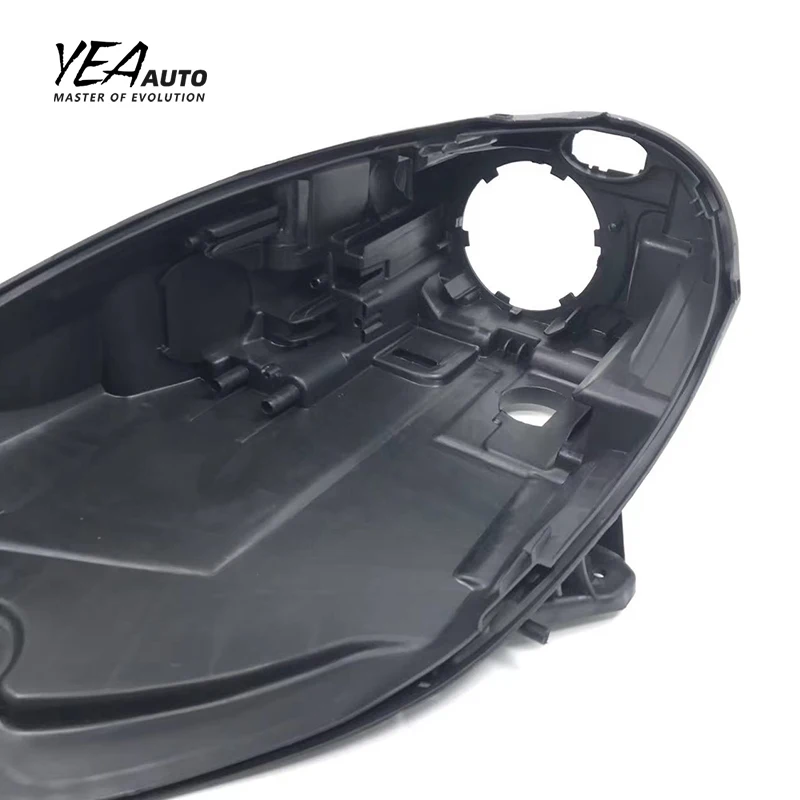 product replacement car headlight black housing back base for porsche macan headlamp back base 2014 2017-5