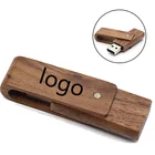 Usb Flash Wooden Usb Drive Promotional Gifts Wooden Swivel USB Flash Drive With Laser Logo