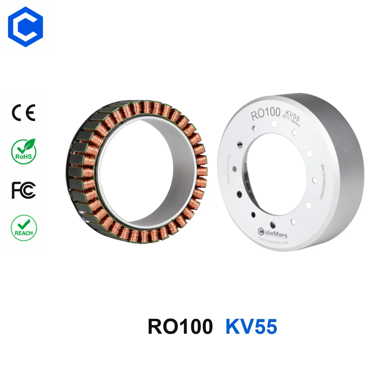 Servo Outer Rotor Motor, RO100, 48V - detail 2