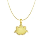 Silver Jewellery Gemnel Sterling Silver 925 Jewellery Lotus Flower Pendant Chain Coin Engravable Necklace For Women Girls