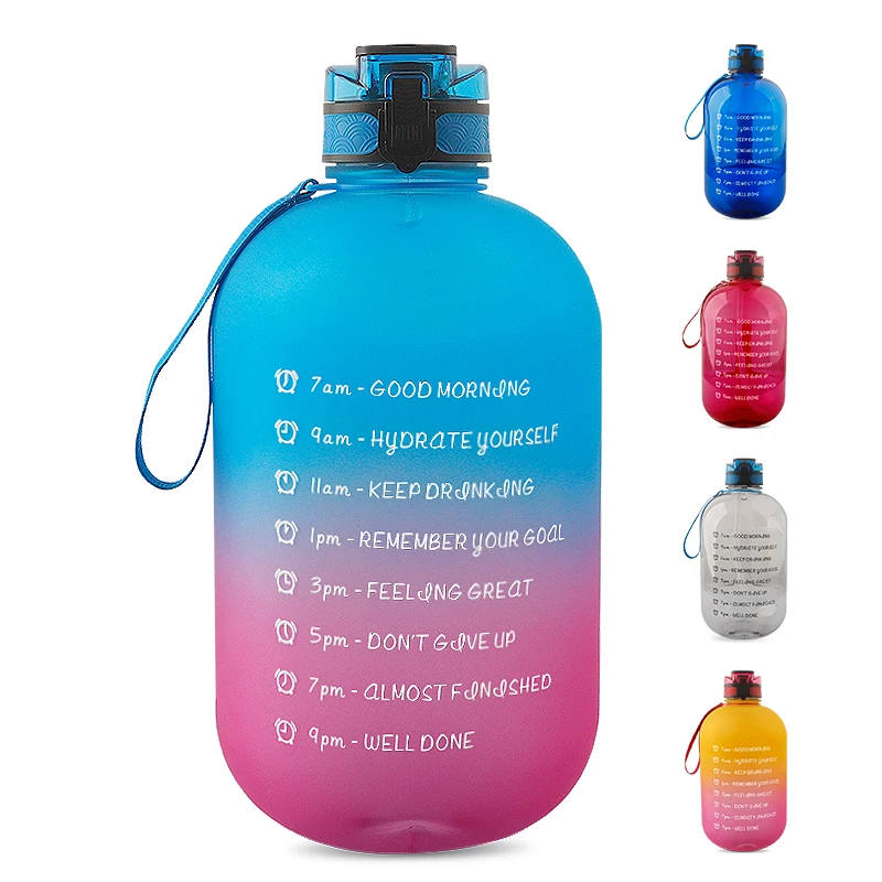 Amazon top seller Large Sports Water Bottle 3.78L/1 Gallon Water Bottle Outdoor Sports Gym Fitness Outdoor Bottles