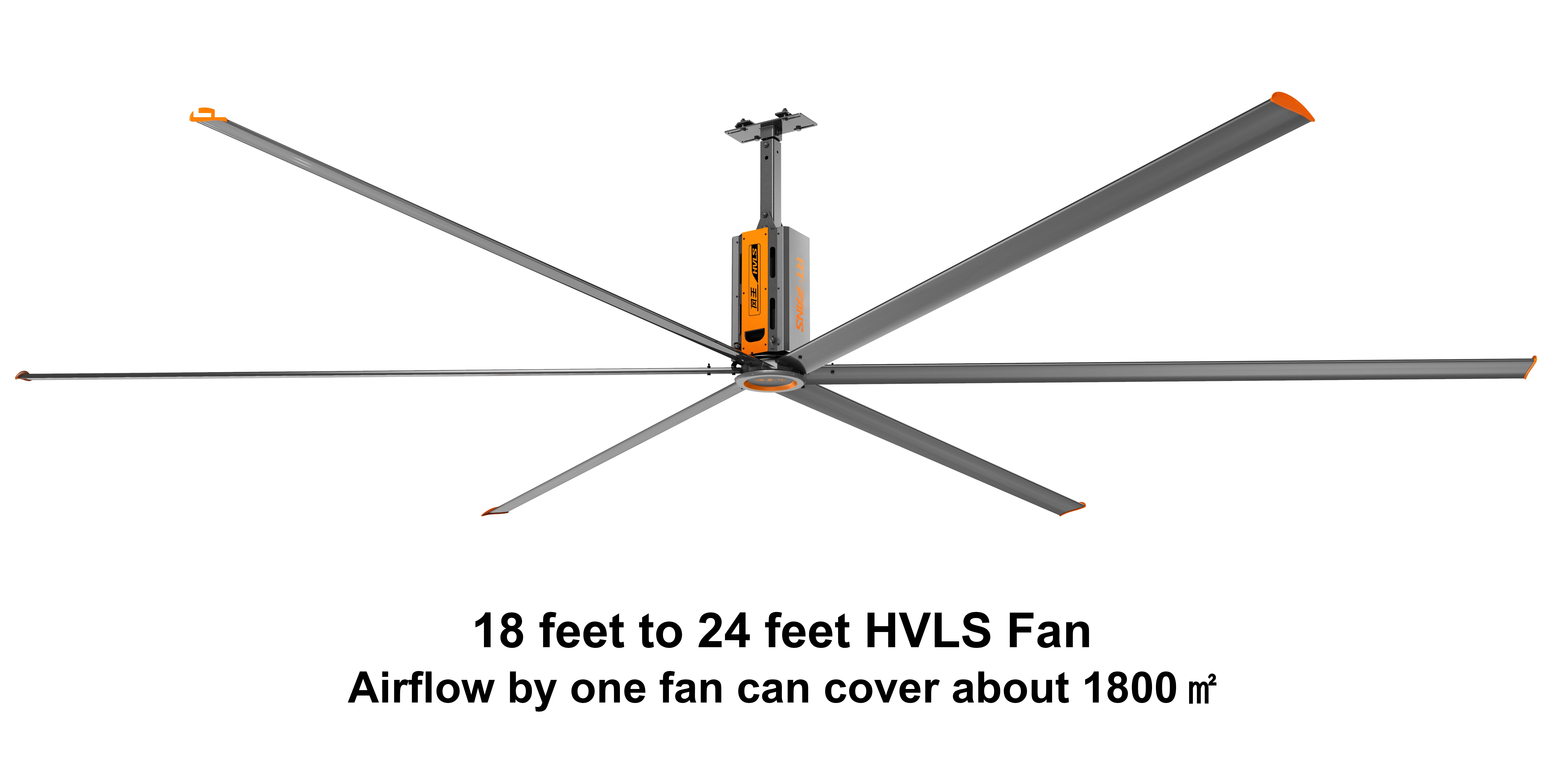 Ceiling Fan, HVLS, Aluminum - detail 6