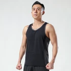 Gym Contrast Color High Quality High-elasti Quick Dry Soft Workout Fitness Vest Mens Sports Gym