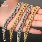 Rhinestone Name Necklace Whosale Diamond Rhinestone Men Necklace Hip Hop