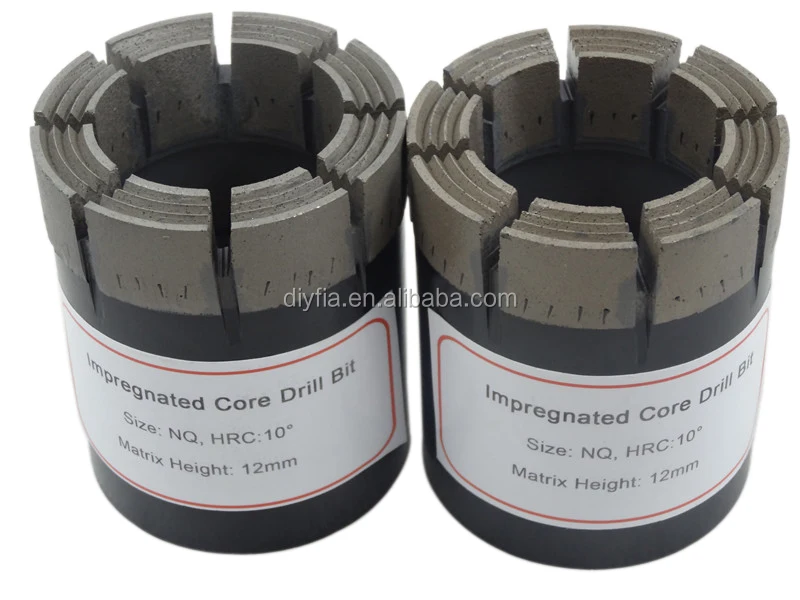 BQ NQ HQ wire line rock diamond core drill bit