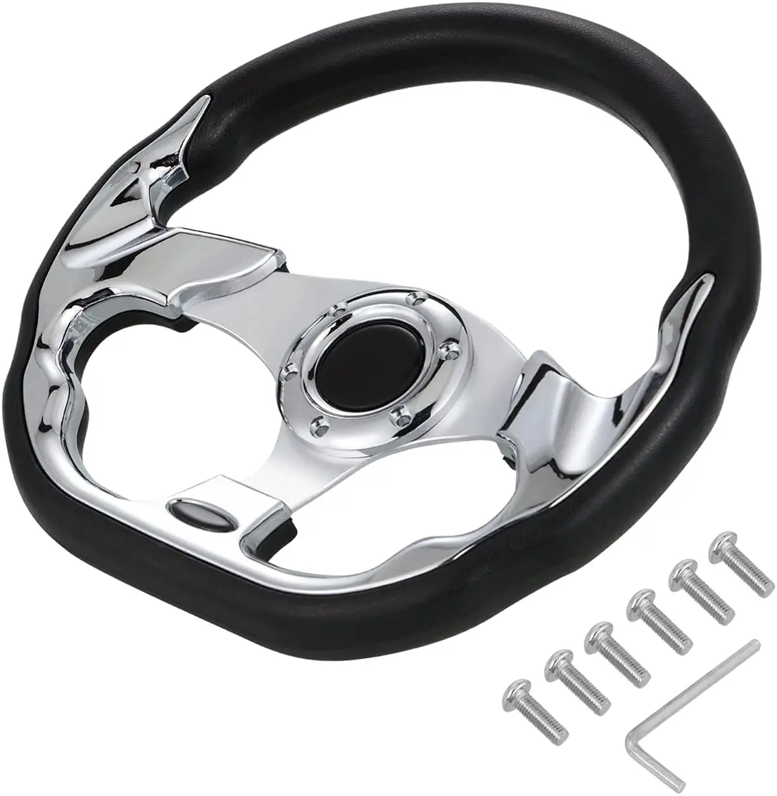 Universal Golf Cart Accessories Deluxe Steering Wheel With Cool Racing