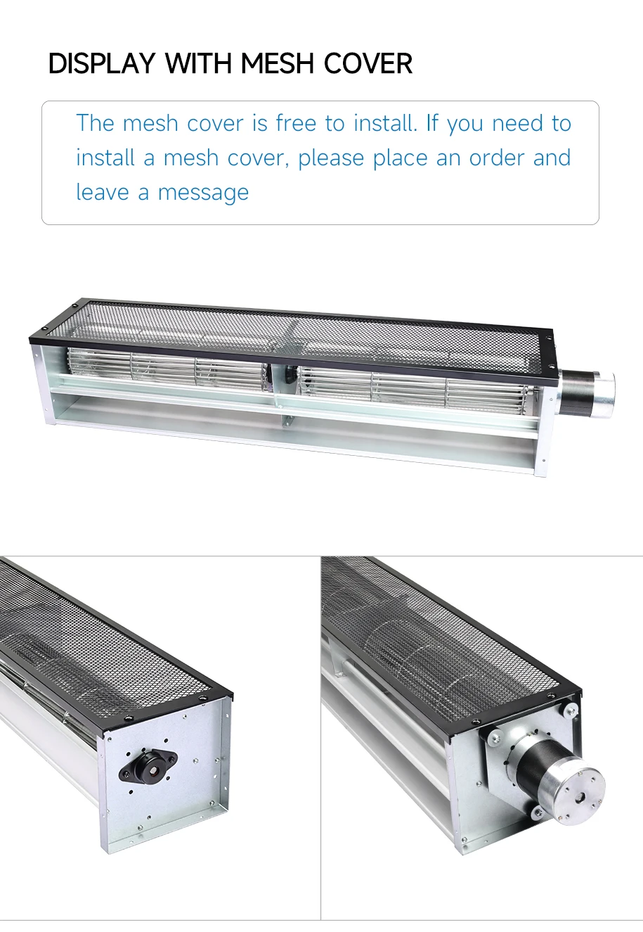 Cross Flow Fan, PRSK, 12V, 24V, 82mm - detail 4
