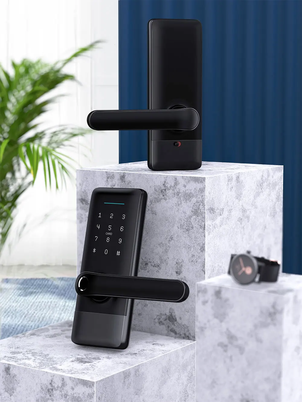 Liliwise Smart Door Lock with 200 Fingerprint Capacity 200 Card Capacity and 150 Password Capacity for Residential and Airbnb 2