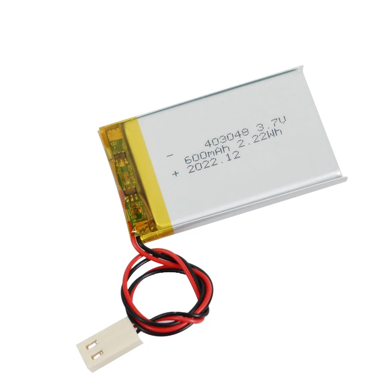 product 403048 lipo 37v 600mah high quality replacement lithium polymer battery rechargeable li polymer pouch cell for gps beauty-12