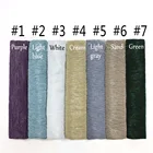 Hijab 2021 New Arrival Luxury Custom Crinkle Scarf Hijab Plain Jersey Headscarf Muslim For Women