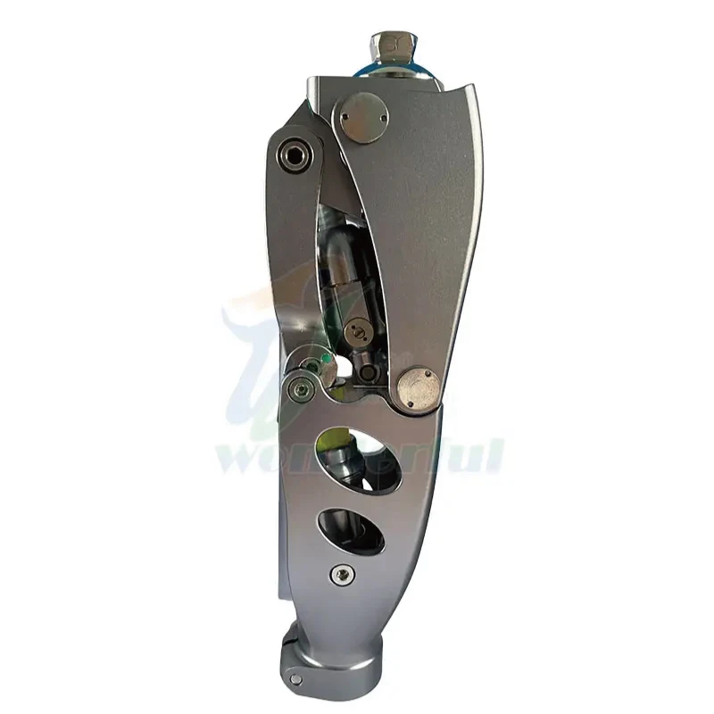 Double Axis Knee Joint Orthotics Convenient Manual Locking Stainless Steel Aluminium Fracture Rehab Equipment Carton Packed
