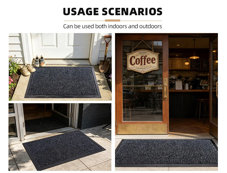 Non Slip Door Mat Stain Resistant Cushioned Rectangular Doormat for Indoor Outdoor Home Office Hotel(图8) Non Slip Door Mat Stain Resistant Cushioned Rectangular Doormat for Indoor Outdoor Home Office Hotel(图8)