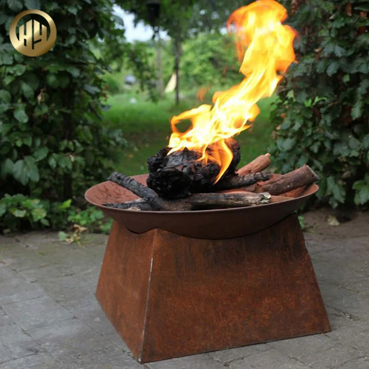 Distinctive Corten Steel Rusty Heater Metal Wood Burning Fire Pit Buy