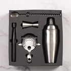 Home Cocktail KLP Custom Friendly Home Bartender Kit Barman Bar Equipment Kits Stainless Steel Cocktail Bar Tool Set