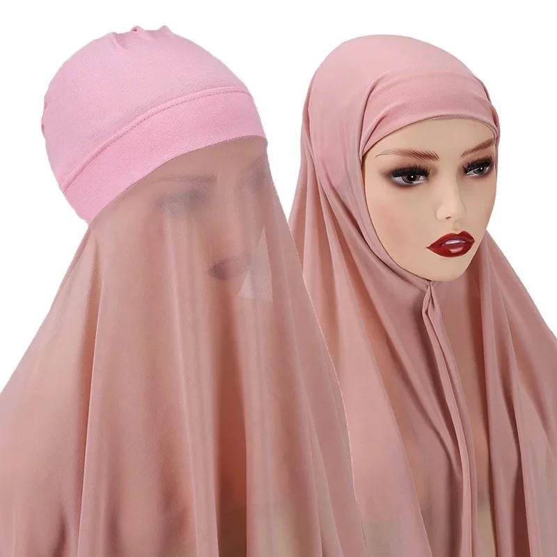 Fashion Chiffon Hijab Scarf With 