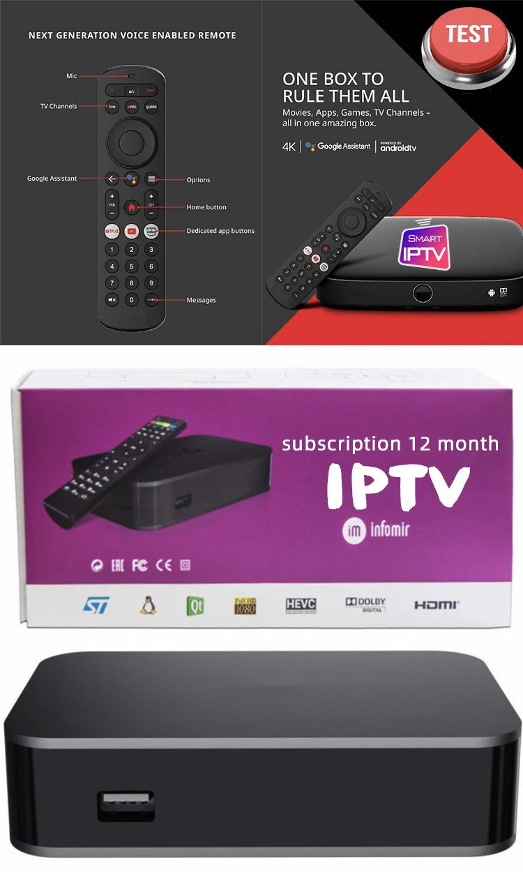 2024 Best 4k Iptv Box Provider With Free Test Credits Panel Uk Hot Sell