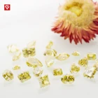 Pear Cut Pear GIGAJEWE Gems Vivid Yellow Moissanite Diamond Yellow Pear Cut Moissanite Loose Gemstone