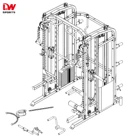 Gym Equipment New DW SPORTS Gym Equipment New Smith Machine Functional Trainer