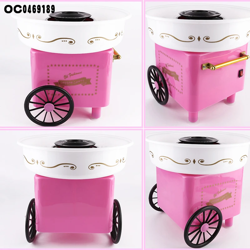 Wholesale home electric DIY maker mini cotton candy machine toys for kids
