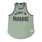 Singlets Knitted Wholesale Sports Singlets Custom Screen Printing Muscle Fitness Men Vest Tank Top