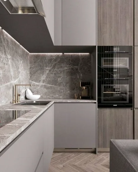 product ydstone modern yunduola gray artificial marble tiles cut to size for villa exterior staircase wall indoor floor bathroom-9