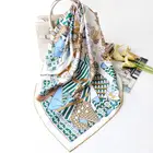 Silk Scarf Satin Scarf 90X90CM Square Satin Silk Scarf