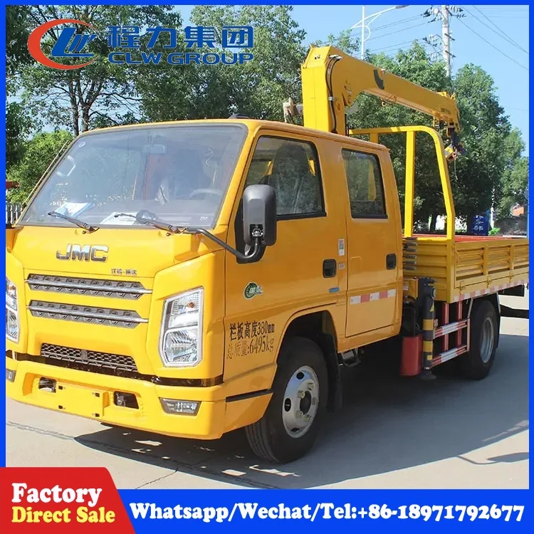 11 JMC 3.2 5 Ton Mini Telescopic Boom Crane 4x2 Truck Mounted  X-cmg Manipulator Crane For Sale (3).jpg