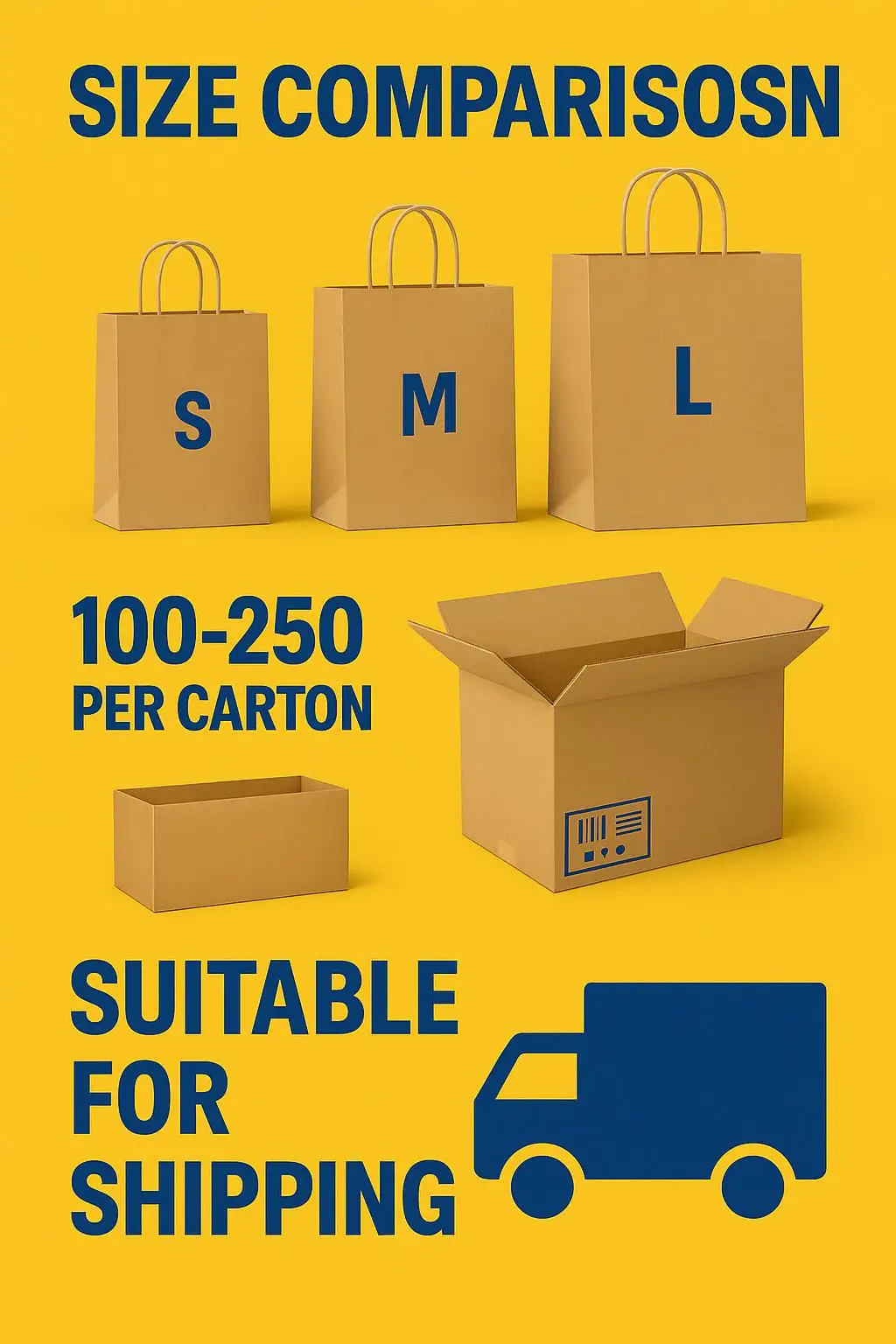 Custom Printed Biodegradable Kraft Paper Bag with Twisted Handles for Retail Shopping - detail 5