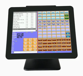 10/12/15 inch All In One Pos machine/pos system/pos terminal with Thermal Printer, customer display, Cash box, Software