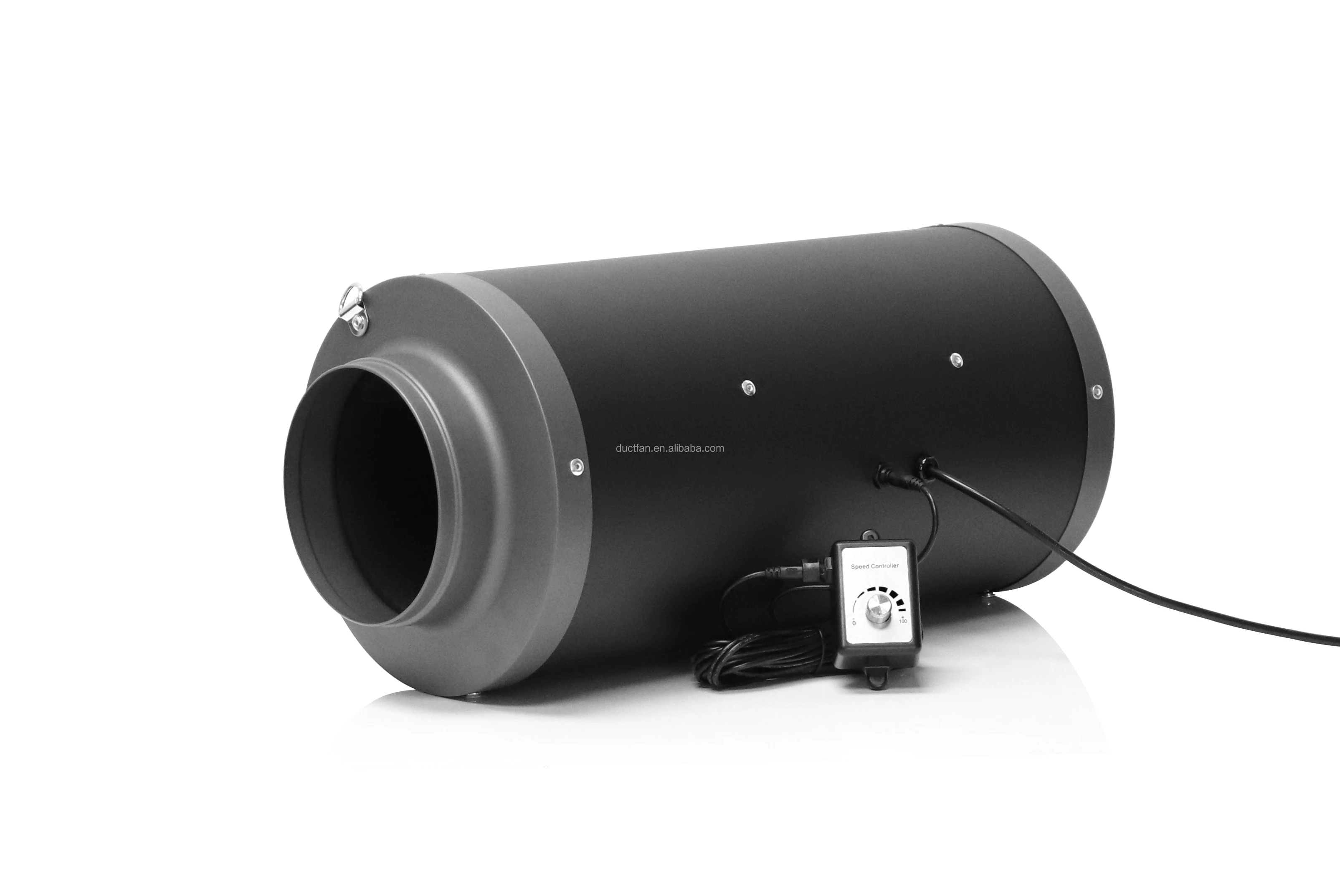 Silent Duct Exhaust Fan, CFM, 10'black - detail 2
