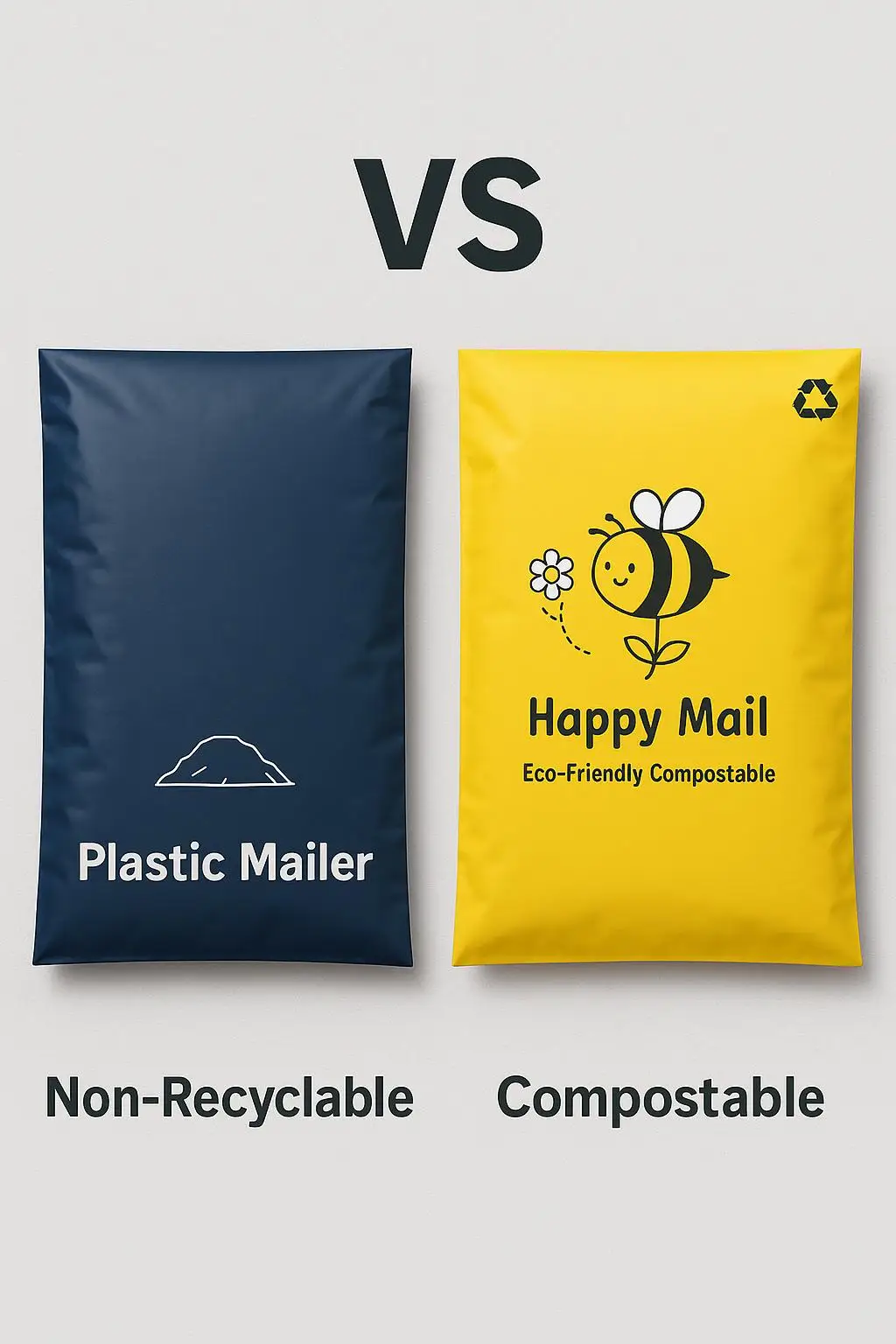 Eco-Friendly Custom Logo for Poly Mailer Mailing Bags Plastic Shipping Bags for Apparel Express Packaging Printed Surface - detail 7
