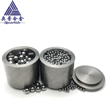 high wear resistance 50ml 100ml 250ml 500ml 1L tungsten carbide ball mill grinding jar for  ball mills