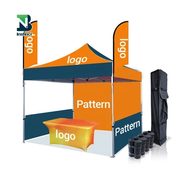 INSTINCT commercial gazebo tent 3 x 6 with sidewall for europe market trade show tent